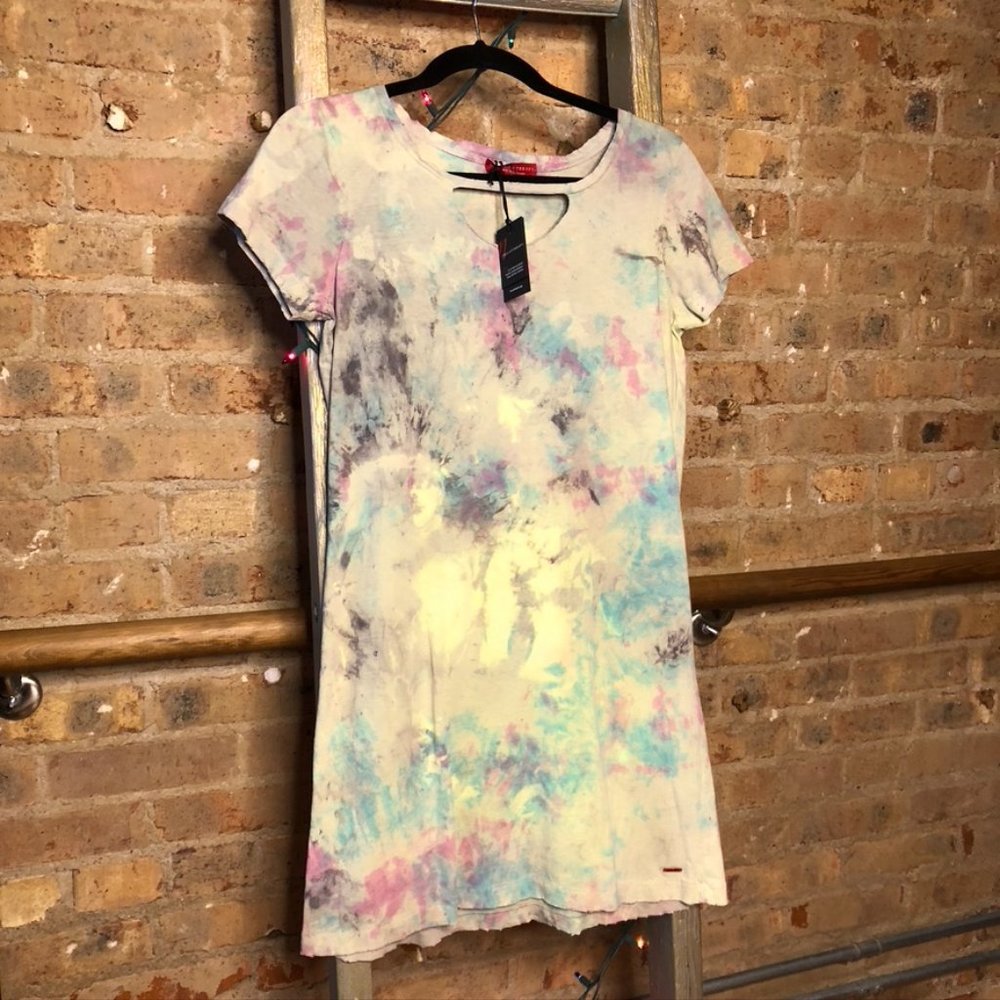 n:PHILANTHROPY Custom Tie Dyed T-Shirt Dress Tunic